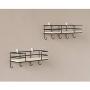yodaliy Storage Rack Decoration Wall Mounted Kitchen Simple Cloth Hanger with Hook Wooden Iron Shelf Bedroom Office Holder DIY Home