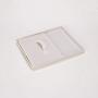Household Essentials 113 Storage Boxes with Lid and Handle - Natural Beige Canvas - Large