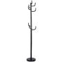 Hooks Coat Rack clothes Hat Shoes Umbrella Purse Holder Hanger Hall Stand Tree Black Metal New