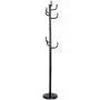 Hooks Coat Rack clothes Hat Shoes Umbrella Purse Holder Hanger Hall Stand Tree Black Metal New
