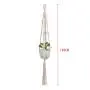Flosky 3pcs/Set Handmade Macrame Plant Hanger Indoor Outdoor Hanging Basket Flower Pots Flosky 3pcs/Set Handmade Macrame Plant Hanger Indoor Outdoor Hanging Basket Flower Pots