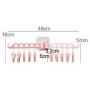 5pcs Color Random Folding Clothes Hanger Organizer Multi-Port Support Wall Mount Baby Clothes Drying Racks Bathroom Home Storage Rack with Clips 5pcs Color Random Folding Clothes Hanger Organizer Multi-Port Support Wall Mount Baby Clothes Drying Racks Bathroom Home Storage Rack with Clips