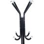Clothes Coat Hat Umbrella Portable Hanger Stand Rack SUJING Tree Coat Rack Stand, Free Standing Coat Rack,Hallway/Entryway Coat Hanger Stand for Clothes, Suits (Black 2)