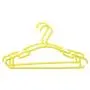 Peony red 10Pcs/Set Portable Children Clothes Hanger Toddler Baby Clothes Coat Plastic Hangers Hook Household for Kids Clothing Organizer,Yellow