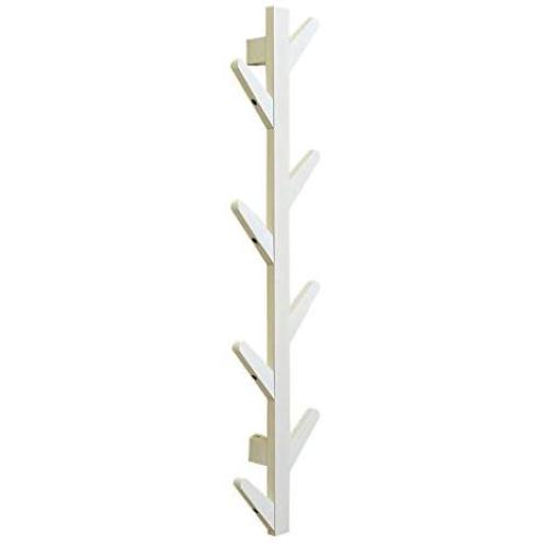 CHenXin Hook-Coat Hook, Bamboo Wall Coat Rack, Heavy Duty Hanger, Decorative Creative Branch Clothes, hat, Bag, Towel, Key, Hook, Bathroom, Kitchen, Living Room Hook (3 Colors Available) Clothes hoo