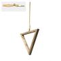 Vintage Drying Rack Hanger, Handmade Cotton Rope Chain Ceiling Mount Hanger, Solid Wood Commercial Retail Clothing Display Stand, for Bedroom/Laundry Clothes Rail/Clothing Shop ZDDAB