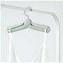 Space Saving Laundry Drying Rack Multifunction 10PC Random Color Clothes Hanger Decoration Portable Camping Travel Supplies Folding Plastic