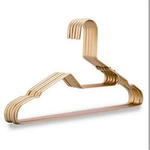 10 pcs 41.5cm Aluminum Metal Suit Hangers Non-Slip Wire Coat Hanger Clothes Hanging Leaving no Mark 10 pcs 41.5cm Aluminum Metal Suit Hangers Non-Slip Wire Coat Hanger Clothes Hanging Leaving no Mark