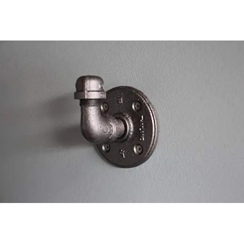 Pipe Towel Hanger, Free Shipping, Industrial Pipe Coat Hook, Oil Rubbed Bronze, Black, Gray, Steampunk Bathroom Fixtures, from Detroit, MI Pipe Towel Hanger, Free Shipping, Industrial Pipe Coat Hook, Oil Rubbed Bronze, Black, Gray, Steampunk Bathroom Fixtures, from Detroit, MI
