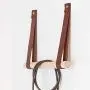 Large Leather Wall Hook, minimal wall hanging strap towel hook rack wall leather loop strap for scarf hook storage hanger towel holder coat hooks decorative Large Leather Wall Hook, minimal wall hanging strap towel hook rack wall leather loop strap for scarf hook storage hanger towel holder coat hooks decorative