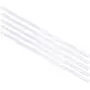 50Pcs Transparent Display Hanger Connector Strips Display Stable for Clothes Rack Market Shop Home Closet Organizer Space Saving