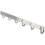 WEBI Heavy Duty SUS 304 Coat Rack Towel Hook Hanger Rail Bar, 6 Hooks, for Bedroom, Bathroom, Foyer, Hallway, Entryway, Great Home, Office Storage & Organization, Brushed Finish, 2 Packs,J-CF06-2