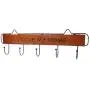 RUZYY Wall Mounted Clothes Hanger 5 Hooks Hat Key Holder Laundry Coat Rack Hanging Storage Shelf for Home - White RUZYY Wall Mounted Clothes Hanger 5 Hooks Hat Key Holder Laundry Coat Rack Hanging Storage Shelf for Home - White