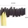 Tengxiang Coat Stand Nordic Creative Coat Hook Rack Wall Mount Plastic Hanger Heavy Duty Clothes Hat Holder Coat Racks (Color : Dark Coffee)