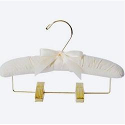 Inveroo 5pcs/lot 25cm Childrens Cloth Hangers Gold Trousers Clips Baby Hanger Clothes Rack