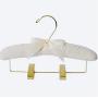 Inveroo 5pcs/lot 25cm Childrens Cloth Hangers Gold Trousers Clips Baby Hanger Clothes Rack