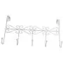 Dingang Over Door Rack Hook Hanger,White Metal 5 Hook Metal Hanger for Hanging Clothes, Coat, Hat Belt Dingang Over Door Rack Hook Hanger,White Metal 5 Hook Metal Hanger for Hanging Clothes, Coat, Hat Belt