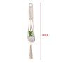 Flosky 3pcs/Set Macrame Plant Hanger Indoor Outdoor Hanging Basket Flower Pots Rope Net