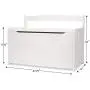 Melissa & Doug Wooden Toy Chest, Sturdy Wooden Chest (4.5 Cubic Feet of Storage, Easy to Assemble, White, Great Gift for Girls and Boys - Best for 3, 4, 5 Year Olds and Up) Melissa & Doug Wooden Toy Chest, Sturdy Wooden Chest (4.5 Cubic Feet of Storage, Easy to Assemble, White, Great Gift for Girls and Boys - Best for 3, 4, 5 Year Olds and Up)