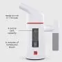 Sharper Image SI-428 Handheld Garment Steamer for Clothes, Curtains, Fabric, and Travel, White Sharper Image SI-428 Handheld Garment Steamer for Clothes, Curtains, Fabric, and Travel, White
