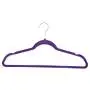 60PCS Non Slip Velvet Clothes Suit/Shirt/Pants Hangers White, Black, Purple,Red