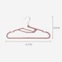 SAASNY Standard Hangers Plastic Hangers,Premium S-Shaped Pp Plastic Clothes Hangers,Set of 10,Space-Saving Clothes Hangers,Non-Slip,for Jackets,Shirts,Dresses,Scarves,(White) for Drying and Storage