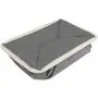 Sorbus Storage Basket Set [Pack 3] Large 15 x 10 x 9 Live Laugh and Love, Big Rectangular Fabric Collapsible Organizer Bins with Carry Handles for Easy Use (Storage Grey Bins - Lowercase Text)