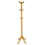 Pentaero 180X60X60Cm Floor-Standing Coat Rack, Simple Bedroom Hanger, Rack Clothes Rack, Standing Entryway Coat Rack, Coat Tree Hat Hanger Holder 12 Hooks Hanging Clothes (Yellow)