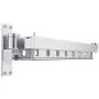 Wall Mounted Clothes Drying Rack, Aluminum Alloy Collapsible Retractable Clothes Hanger Rack for Laundry, on Balcony Or Bathroom Indoor,Silver,B Wall Mounted Clothes Drying Rack, Aluminum Alloy Collapsible Retractable Clothes Hanger Rack for Laundry, on Balcony Or Bathroom Indoor,Silver,B