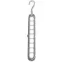 MEIYIN 3D Space Saving Magic Clothes Hanger with Hook Cabinet Organizer 360 Rotation