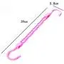 10pcs 5-Hole Space Saving Plastic Clothes Hanger Hanging Organizer Windproof Multi-Port Hook Random Color 10pcs 5-Hole Space Saving Plastic Clothes Hanger Hanging Organizer Windproof Multi-Port Hook Random Color