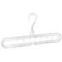 RUIQIMAO Clothes Hangers Rotating Folding Durable Magic Multi-Function Folding Nine-Hole Hanger 360 Degree Rotation Wardrobe Drying Space Saving