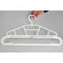 Home-X Expanding Hanger, Extendable Plastic Hanger for Heavy Clothes, Blankets, Towels, Duvets, and Accessories, Adjustable Hanger-18.5” to 30”W