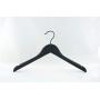 Xyijia Luxury Black Wooden Hanger for Clothes Blouse Shirts, 44cm Length (10 Pieces/Lot)