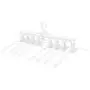 EvaroFly Multipurpose Portable Folding Hanger, Save Space Storage Clothes Hanger, Household Travel Camping -White 51.5x41.5x37cm