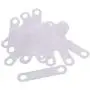 BCP 100 Pcs Clear Non-Slip Rubber Clothes Hanger Grips Clothing Hanger Strips BCP 100 Pcs Clear Non-Slip Rubber Clothes Hanger Grips Clothing Hanger Strips