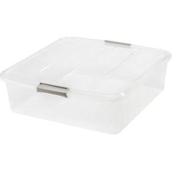 IRIS 33 Quart Buckle Up Box, 6 Pack