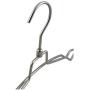 Thick Simplicity Style Metal Hanger for Clothes, Rotating Hook Pearl Nickel Hanger(10 Pieces)