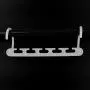 Clothing and Shoe Care,Portable 8 Pcs Space Saving Magic Trousers Clothing Hanger Coat Pants Clothes Closet Organizer Hooks Hanger Rack