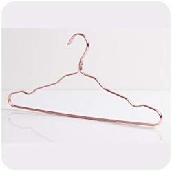 Jeansame-Store Clothes Hanger Durable Antideformation Aluminium Alloy Closet Adult Towel Storage Rack Hangers for Clothes,Rose Gold