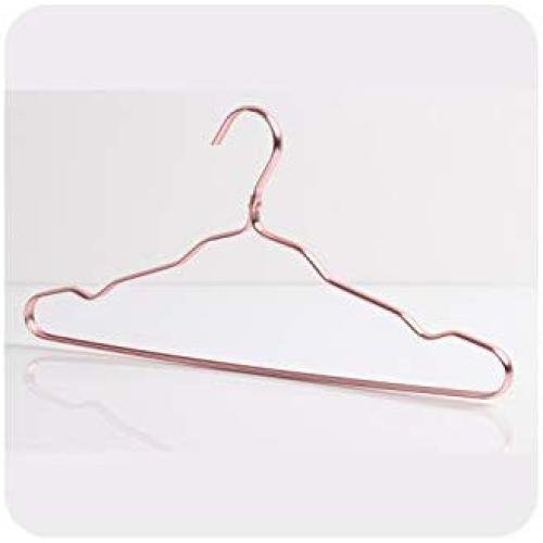 Jeansame-Store Clothes Hanger Durable Antideformation Aluminium Alloy Closet Adult Towel Storage Rack Hangers for Clothes,Rose Gold