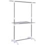 Heize best price Sliver Color Folding Drying Rack Extendable Rolling Storage Hanger Adjustable Laundry Clothes (U.S. Stock) Heize best price Sliver Color Folding Drying Rack Extendable Rolling Storage Hanger Adjustable Laundry Clothes (U.S. Stock)