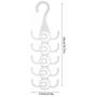 10pcs Random Color Multifunction Clothes Hanger Clothing Hanger Rack Closet Organizer for Ties Belts Storage Racks Wardrobe Drying Rack Scarf Hang 10pcs Random Color Multifunction Clothes Hanger Clothing Hanger Rack Closet Organizer for Ties Belts Storage Racks Wardrobe Drying Rack Scarf Hang