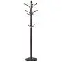 MEIDUO Creative Iron Coat Rack Free Standing, Tree Shaped Entryway Hats & Clothes Hanger with Multiple Hooks and Round Marble Base, Easy Assembly, Brown MEIDUO Creative Iron Coat Rack Free Standing, Tree Shaped Entryway Hats & Clothes Hanger with Multiple Hooks and Round Marble Base, Easy Assembly, Brown