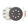 S&F STEAD & FAST 60pcs 5 Inch Sanding Discs Hook & Loop 8 Holes Wet Dry 400 600 800 1000 1500 2000 Grit Orbital Sander Sandpaper with Tack Cloth, Silicon Carbide Round Flocking Sandpaper