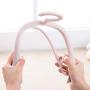 CLFAF Plastic Clothes Hanger, Extra Thick Plastic Wide Shoulder Adult Non Slip Standard Clothing Hange Ideal for Everyday -Beige 20-Pack