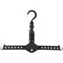 Faithtur Magic Clothes Hanger Closet Organizer Multi-Functional Space Saving Foldable Drying Rack for Clothing (1, Black) Faithtur Magic Clothes Hanger Closet Organizer Multi-Functional Space Saving Foldable Drying Rack for Clothing (1, Black)