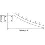 Gugulove Active Clothes Hanger Hook Wall Mount Swing Arm Stainless Steel Coat Clothing Drying Holder Rack 6 - Hanger Rack Coat Stand Hooks Swing Peg Hook Wall Cloth Hook Coat Coat Hammoc