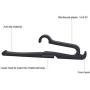 5PCS Organizer Pants Closet Organizer Space Saving Magic Hurdle Hanger Rack Clothes Hangers for Clothes Closet for Pants