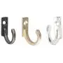 TOPBATHY 20PCS Single Coat Hooks Mini Size Wall Mounted Cloth Hanger for Coats Hats Towels Keys (Golden)